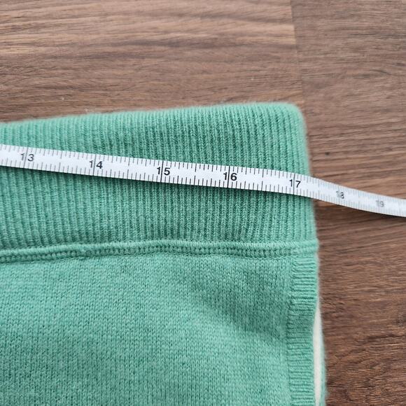 RLX Ralph Lauren Cashmere Jogger Pant L Green Cozycore Quiet Luxury Athlesure - Picture 8 of 10